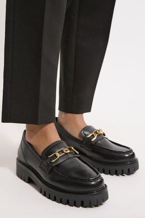 Karen Millen Chunky Leather Loafer