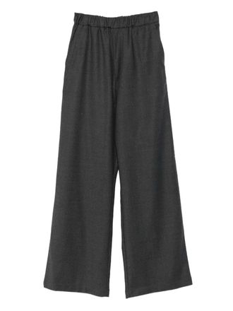 Barena elastic-waist trousers - women - Wool/Elastane - 44 - Grey