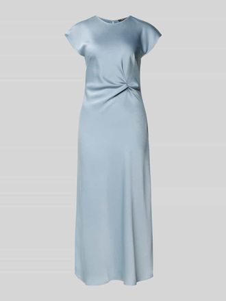 Swing Cocktailkleid mit Drapierungen in Bleu, Gr&ouml;&szlig;e 34