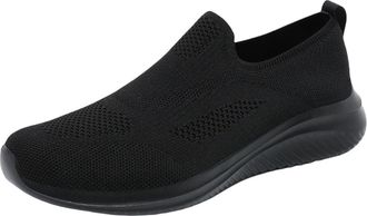 Generic Fashion Trainers Mens Lightweight and Breathable Casual Sports Shoes Soft Sole Loafers Slip On Trainers Outdoor Travel Walking Footwear Gym Athletic F