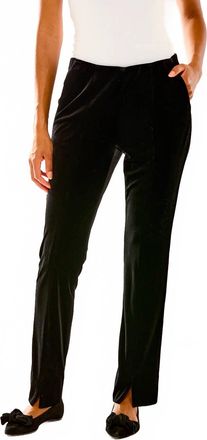 Sara Campbell The Velvet Flynn Pants In Black