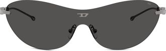 Diesel Iconic oval sunglasses - Sunglasses - Unisex - Grey