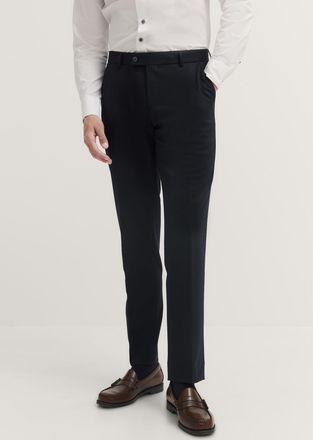 Bugatti Herren Pantalon met stretch & vouw