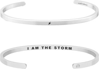 Mantra I Am The Storm bracelet in Inside - Silver at Nordstrom
