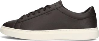 HUGO BOSS Schoenen, Heren, Bruin, 42 EU, Wol, Bruine Lage Sneakers Kieran_tenn