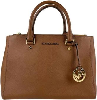 Michael Kors Pre-owned Handbags, female, Brown, Size: ONE SIZE Pre-owned Leather handbags