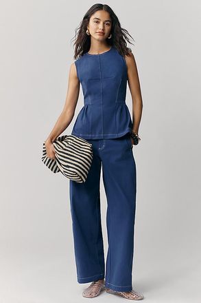 Maeve Curve Puddle Pants