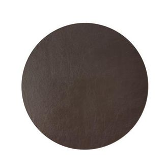 Frieling Davanti by Mattola Placemats Set of 6, Round 15 Inch Indoor Outdoor Table Placemats in Dark Brown at Nordstrom
