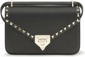 Valentino Garavani Bolso de Hombro Peque&ntilde;o Rockstud - Bags - Mujer - Negro - ONE SIZE