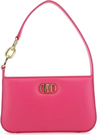 MCM Fuchsia Nappa Shoulder Bag