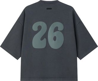 Fear of God Heavy Jersey Merch T-Shirt Boxy Fit Washed Iron Grey RW00274-0146