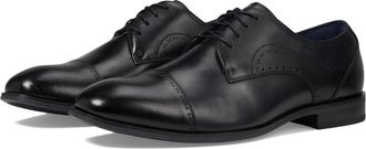 Stacy Adams Bryant 25634-001 Oxford Black Cap Toe Dress Shoes HAWK683
