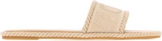 Valentino Garavani Natural Logo Flats