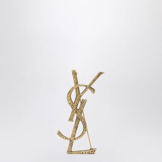 Saint Laurent Cassandre brooch in metal