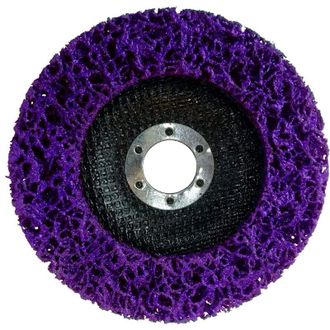 OEM 10 Discos De Limpieza Y Decapado De Nailon Para Amoladoras Angulares, Di&aacute;metro: 100 Mm, Color Morado - Crezuo