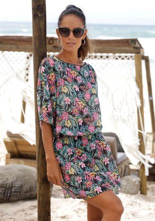 Lascana Womens Tropical Print Cover Up