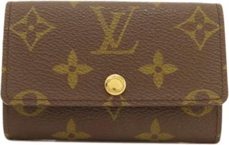 Louis Vuitton Pre-owned Accessories, female, Brown, Size: ONE SIZE Pre-owned Canvas key-holders