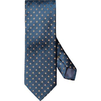 Eton Medallion Silk Tie in Dark Blue at Nordstrom Rack