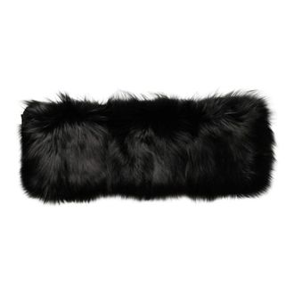 Dolce & Gabbana Winter Scarves, female, Black, Size: ONE SIZE Fur Shoulder Wrap Shawl Scarf