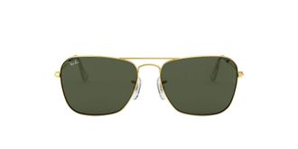Ray-Ban Mens Rb 3136 Sunglasses, Gold, 58 UK