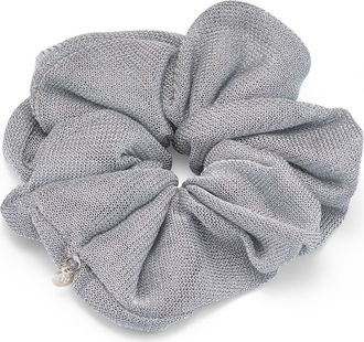 Lelet NY Odessa Oversize Chainmail Scrunchie in Silver at Nordstrom