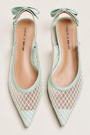 Bibi Lou Maeve x Bibi Lou Bow Slingback Flats