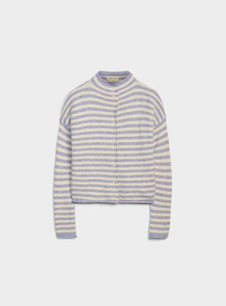 Contemporaine Womens Funnel neck buttoned sweater