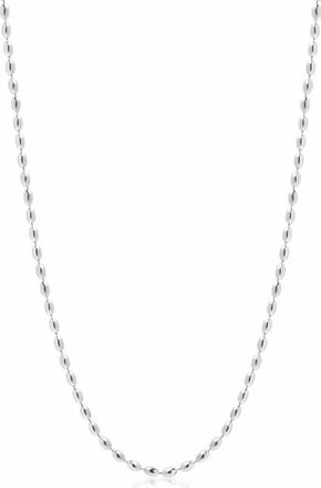 Nialaya Silver Beaded Chain Necklace in None at Nordstrom