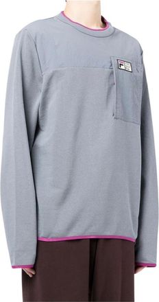 Fila Sweatshirts, male, Blue, XL, Blaze Sweat Crew