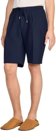Sandro Jersey Bermuda shorts in Navy Blue at Nordstrom, Size 38 X 10