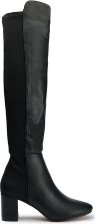 V.Gan Womens Vegan Suga Knee High Boots - Black - Size UK 7