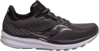Saucony Womens Ride 14 Shoes In Black