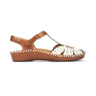 Pikolinos Witte Damessandaal - Vallarta Stijl - Dames - Sandalen - Wit - 40 EU - Schoenen