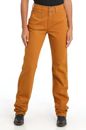 Cinch Womens Quinn High Rise Jeans In Gold