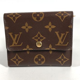 Louis Vuitton Brown Monogram Canvas Card Wallet (Pre-Owned)