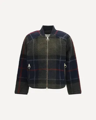 Barbour Kirklees tartan fleece Jacket Female 8