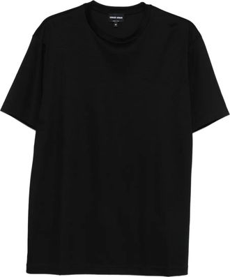 Giorgio Armani crew-neck short-sleeve T-shirt - Black
