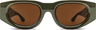 Thierry Lasry Dopamy 4403 Womens Sunglasses Green Size 50
