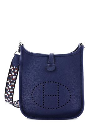 Herm&egrave;s Evelyne Bag Gen III Maurice TPM crossbody bag - women - Calf Leather - One Size - Blue