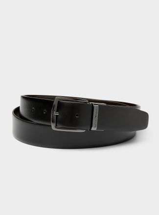 Emporio Armani Mens Reversible leather belt