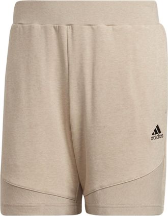 adidas Mens adidas BotanDyed Short Solid Color Straight Loose Shorts Light Khaki HE3067