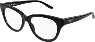 Balenciaga Optical Frame - Dames - Brillen - Zwart - 53 MM - Leer - Accessoires