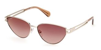 Max & Co. MO0089 32G Womens Sunglasses Gold Size 56