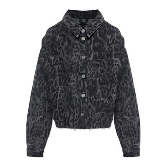 AllSaints Denim Jackets, female, Black, Size: XS Nicky Denim Jacket