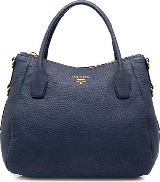 Prada Pre-owned Prada Vitello Daino Zip Top Convertible Tote Ladies CKK3J3JOGRB9WQN1
