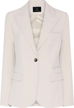 Bruuns Bazaar Socratea BBTiff blazer - Dames - Blazers - Beige - M - Leer - Jassen