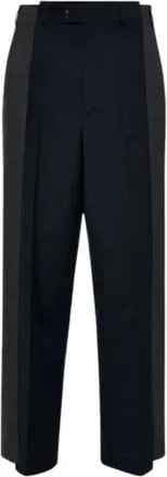 Maison Margiela Broeken, Heren, Blauw, S, Straight Broeken