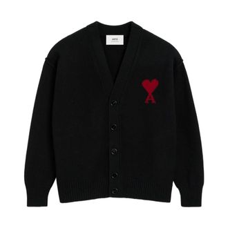 Ami Heren, Truien, Zwart, Maat: XS Wol