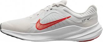 Nike Mens Quest 5 Running Shoes In Platinum Tint Light Crimson