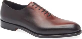 Ferragamo Angiolo Wholecut Shoe in T.moro/Citrus Neutro Chiaro at Nordstrom, Size 10.5